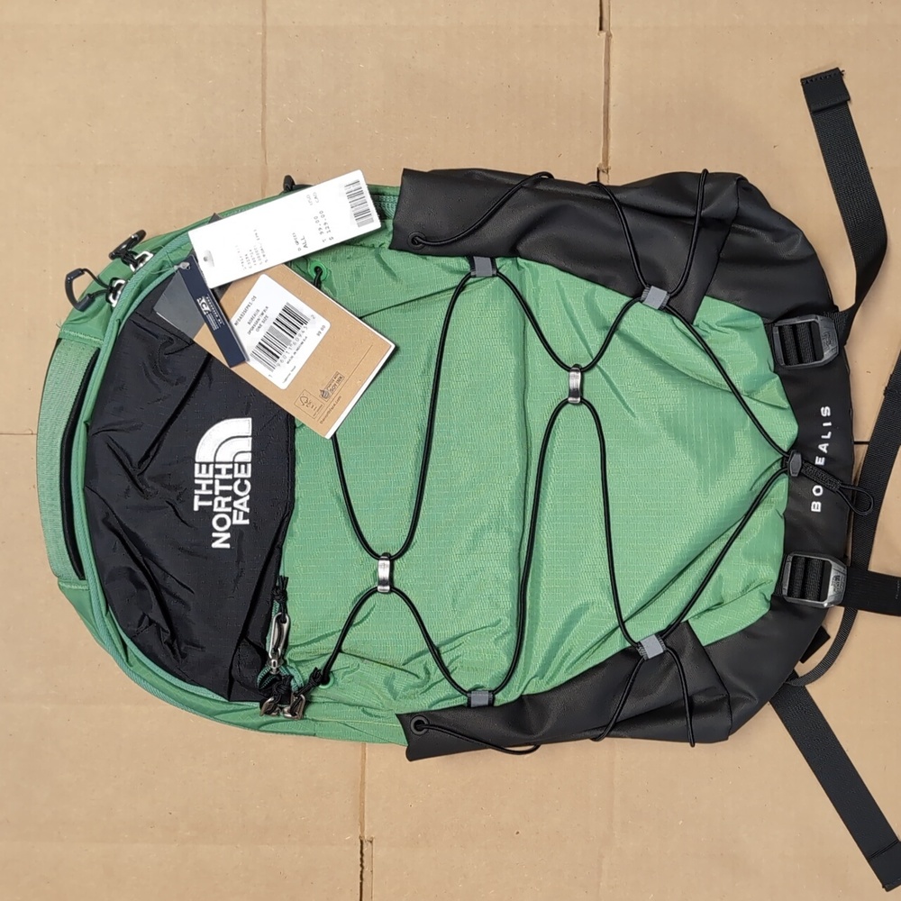 The North Face Borealis Backpack Green and Black NWOT